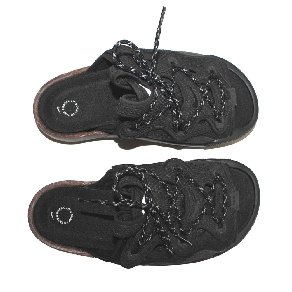 Nike Offline 2.0 Black Sandal Mule Slide CZ0332-001 Mens Size 6.5 Minimally Used